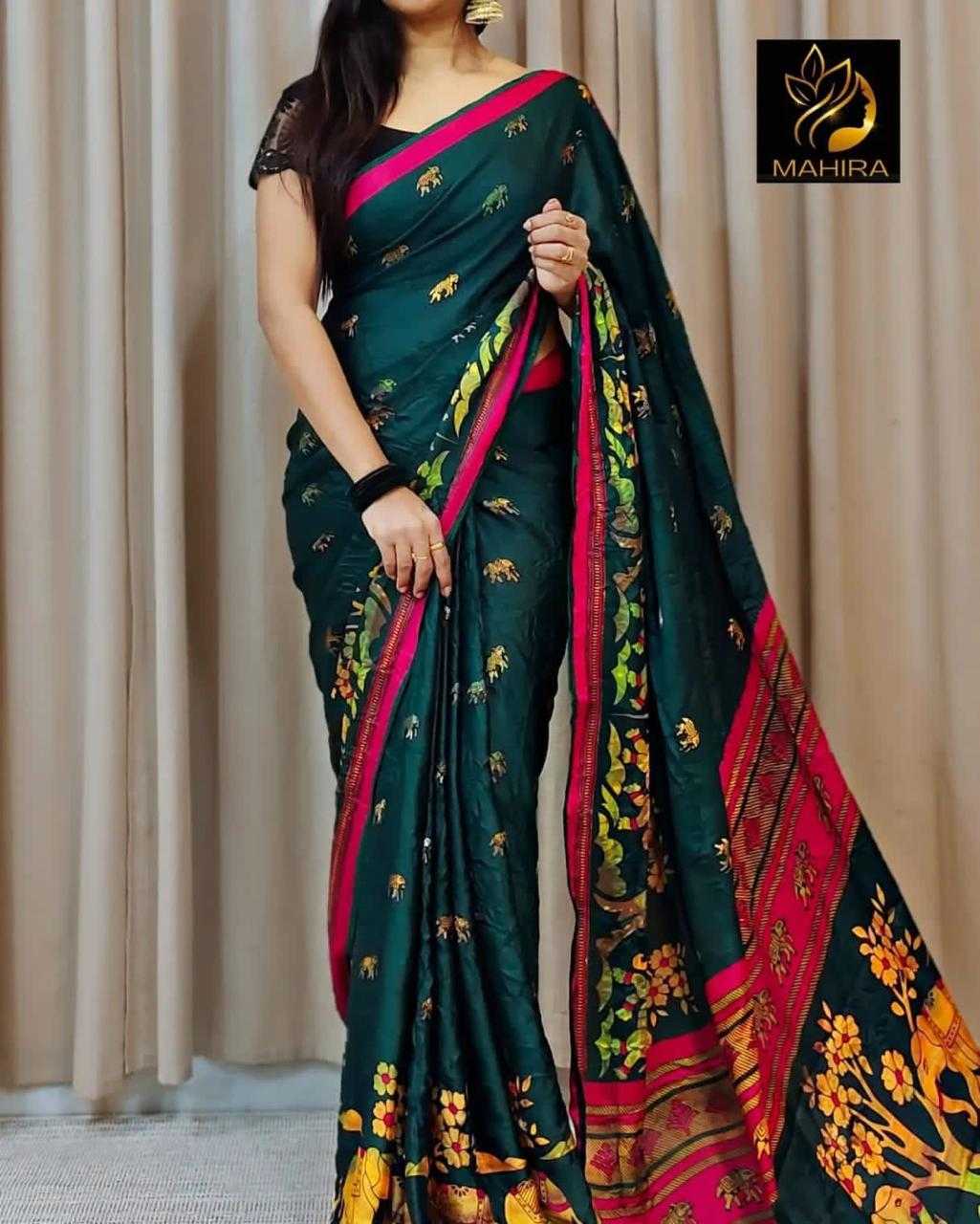 YNF SOFT CURSH JHT PATOLA PALLU SAREES WHOLESALE SOFT SILK POCHAMPALLY PATOLA SAREES MANUFACTURER